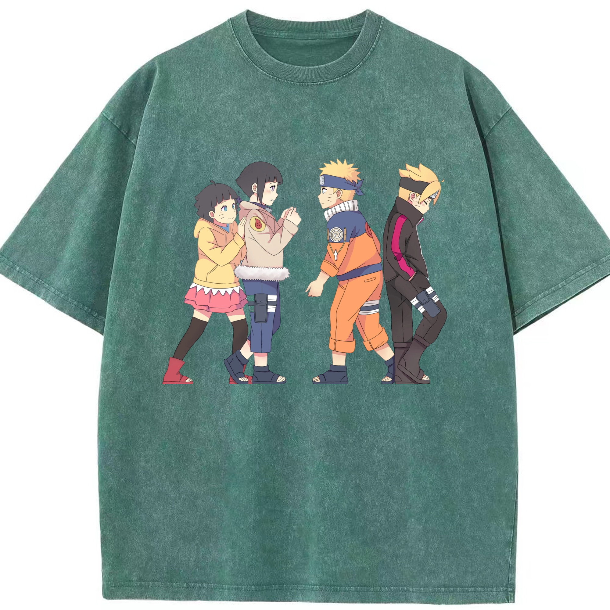 （画像用） NARUTO -ナルト- うずまき ナルト Uzumaki Naruto 綿100% ヴィンテージ風 半袖Tシャツ（フロントプリント）